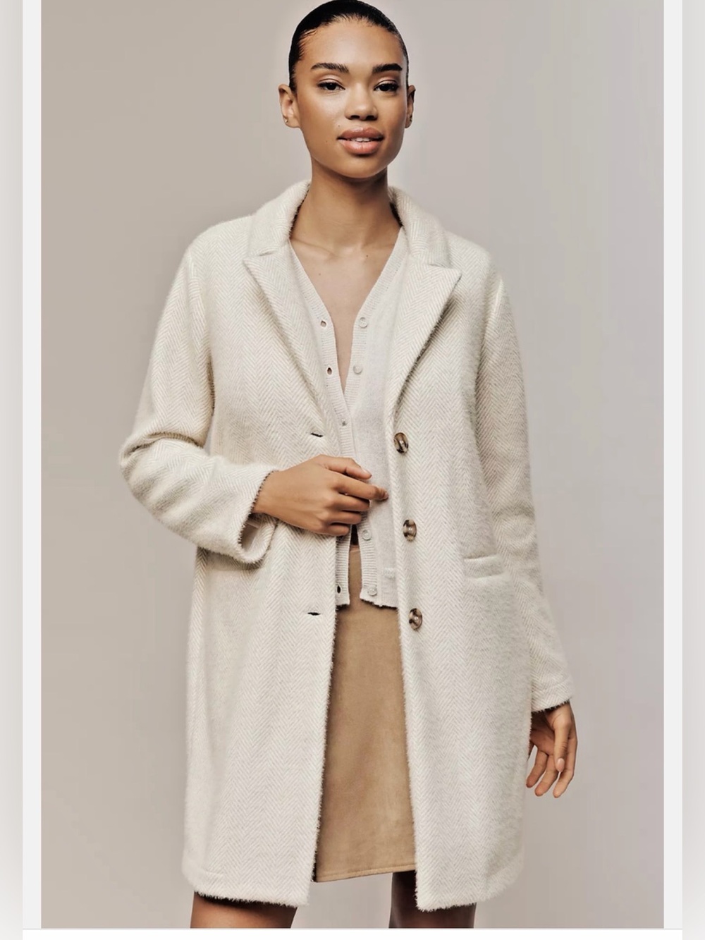 Sanctuary Cream Teddy Coat